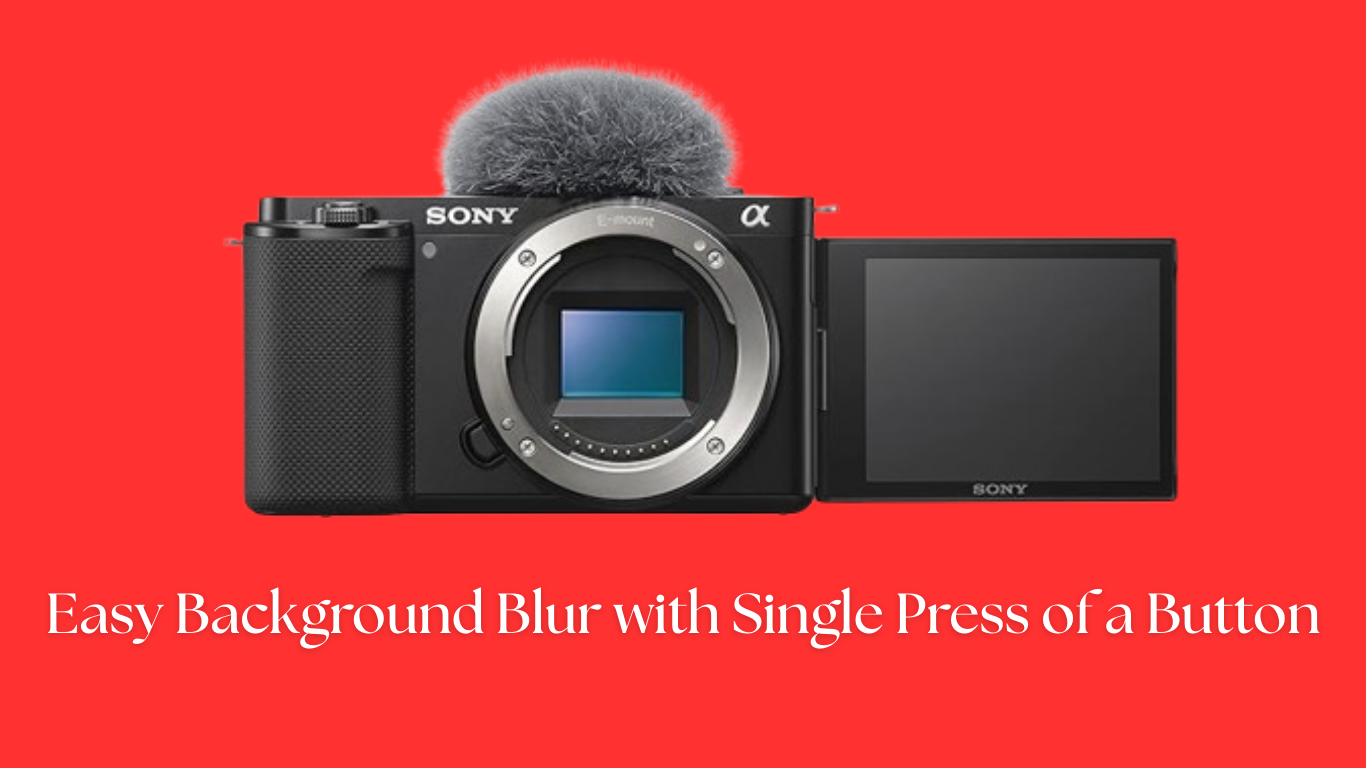 Sony ZV-E10 best camera for YouTube beginners 2025 with flip screen