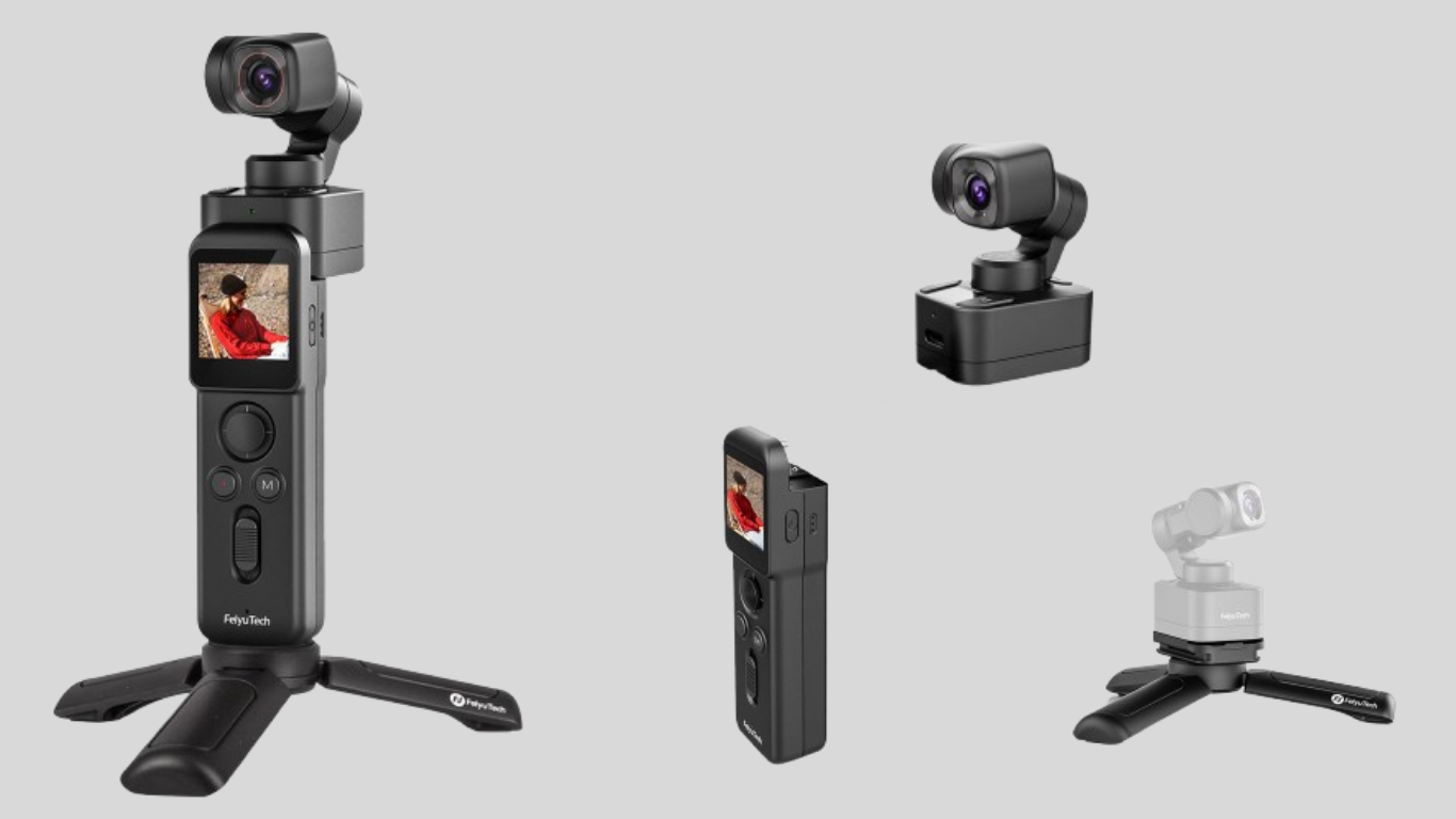 Feiyu Pocket 3 standalone gimbal camera with detachable handle