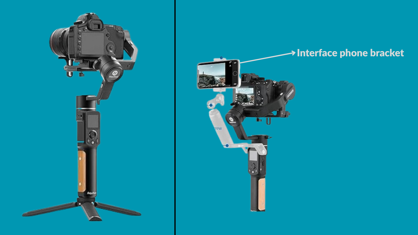 FeiyuTech AK2000C 3-axis gimbal stabilizer for mirrorless cameras – lightweight professional camera stabilizer 2025