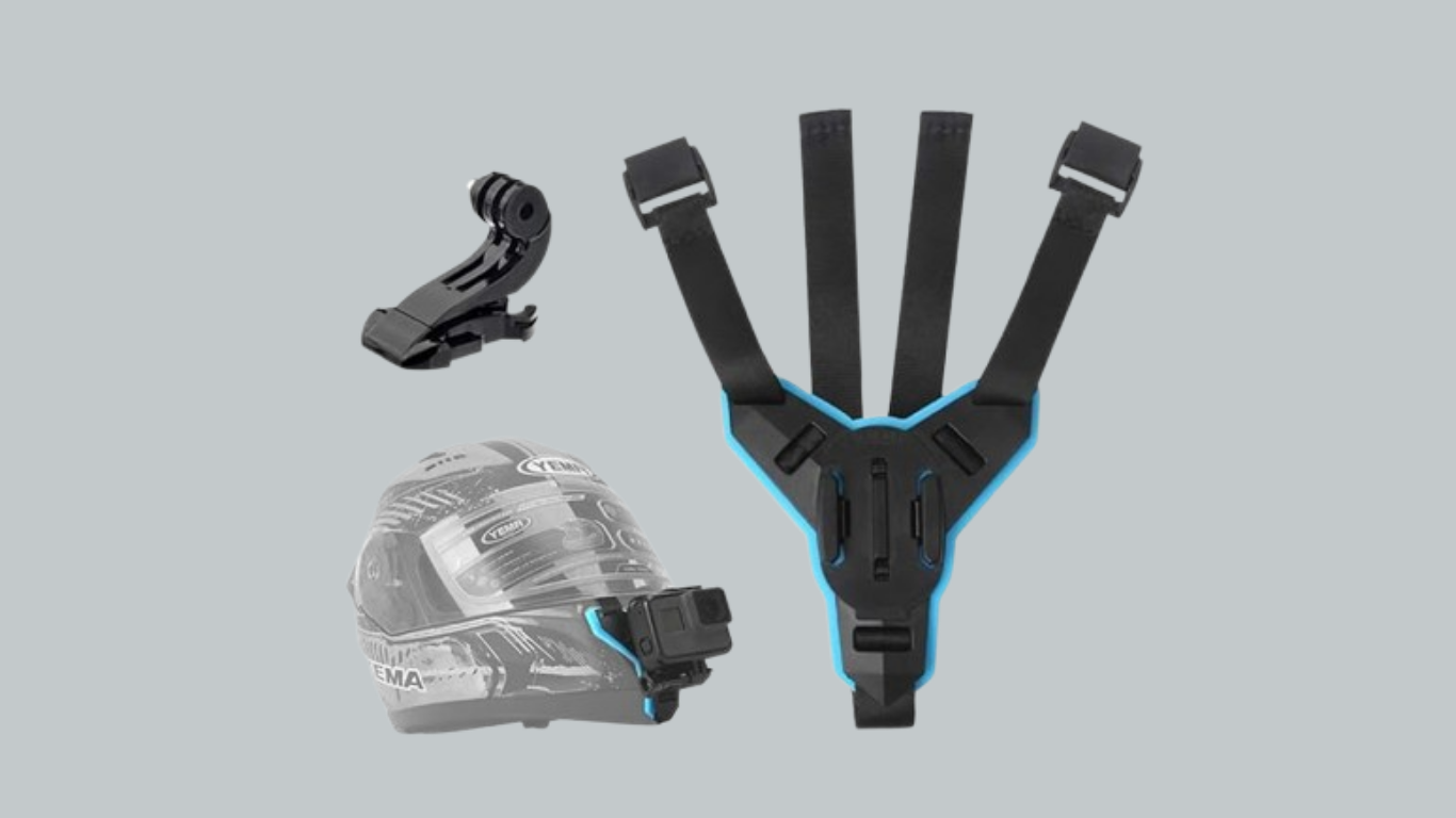 TELESIN Helmet Chin Mount for Action Gimbals