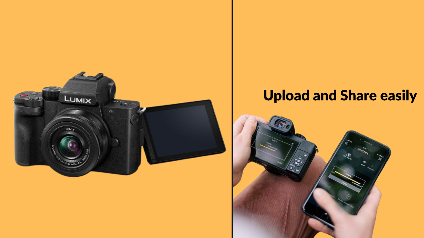 Panasonic Lumix G100 hybrid mirrorless camera for vlogging