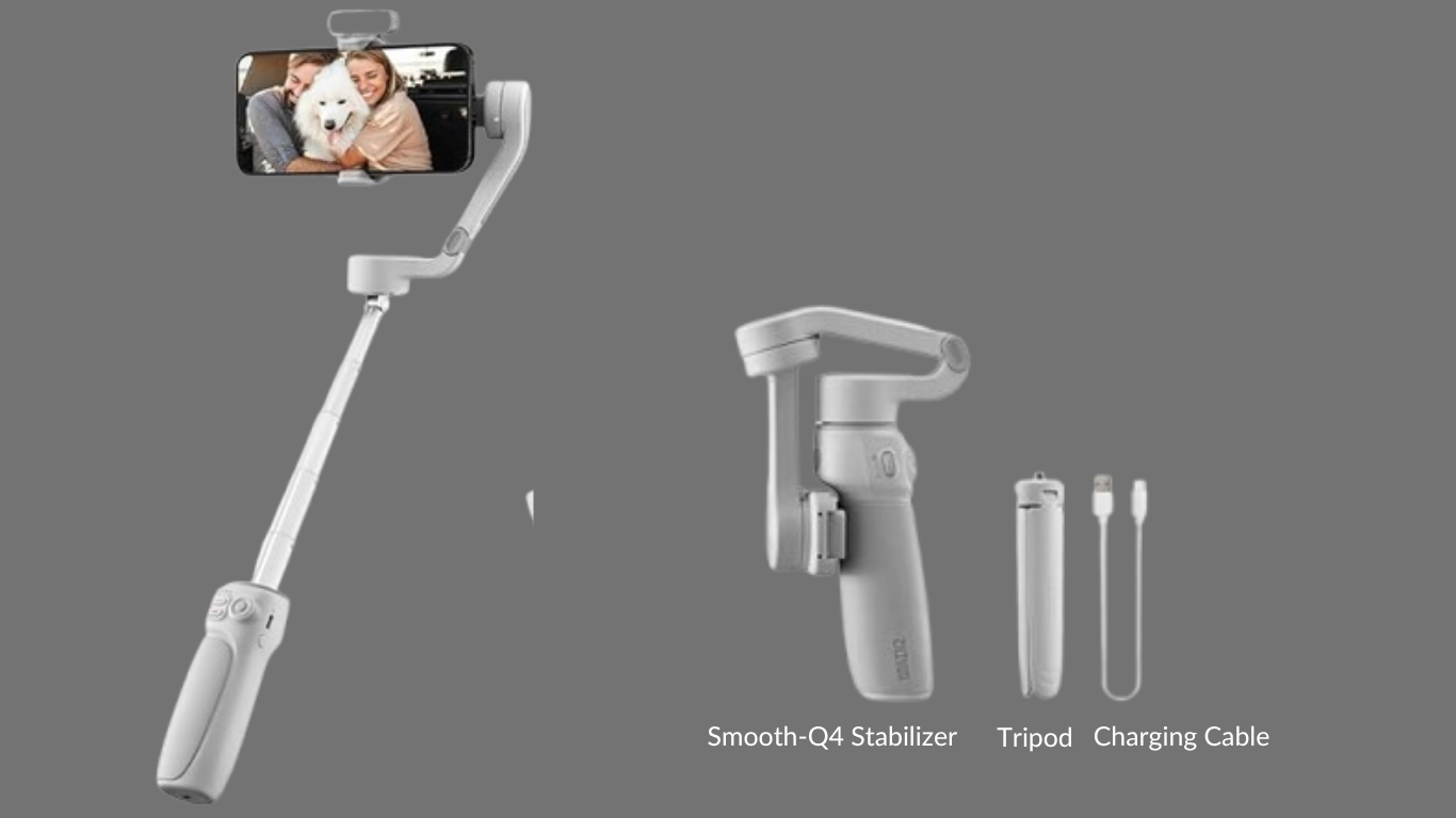 Zhiyun Smooth Q4 Gimbal for iPhone Pro Mobile Filmmaking