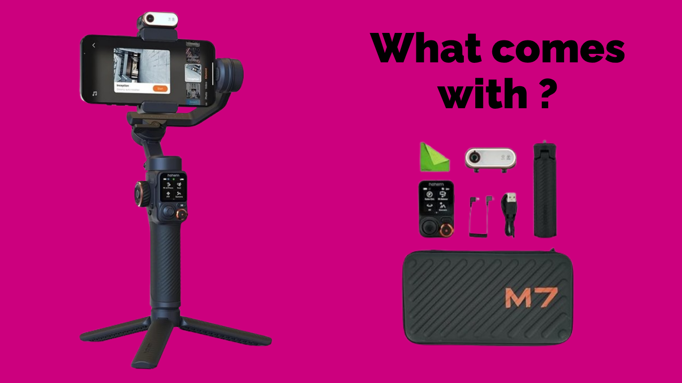 Hohem iSteady M7 - Professional mobile gimbal for heavy iPhone Pro setups