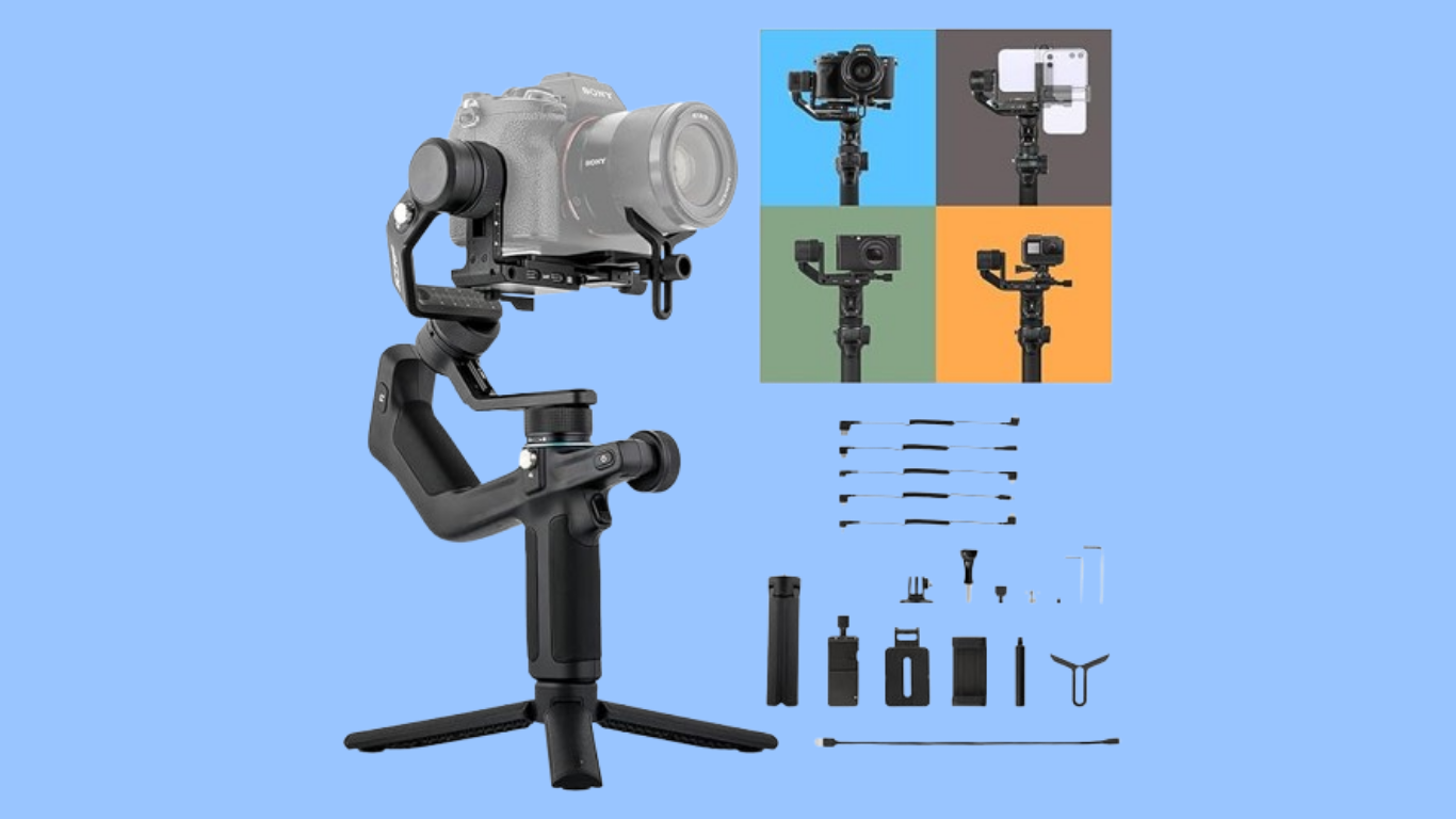 FeiyuTech Scorp Mini-P mobile gimbal for iPhone Pro with lens support